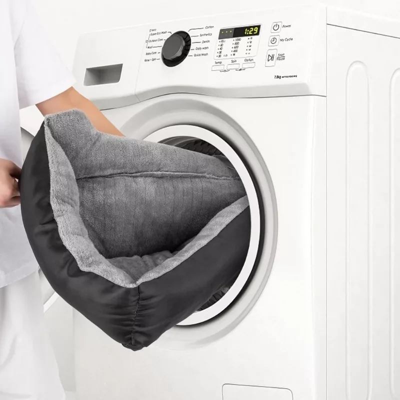 hundeseng, vaskbar hundeseng, hundemadrass, plysjhundeseng, varmende hundeseng, rektangulær hundeseng