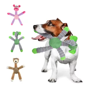 indestructible squeaky dog toy, dog chewing toy