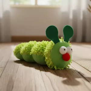 plush toy, caterpillar cat toy