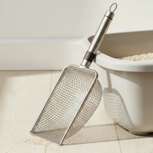 stainless steel cat litter scoop
