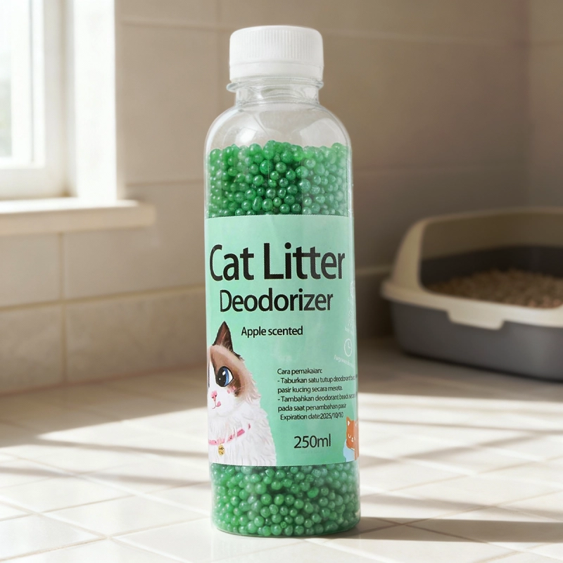 cat litter deodoriser, cat litter beads, cat litter deodorant, litter box deodorizer