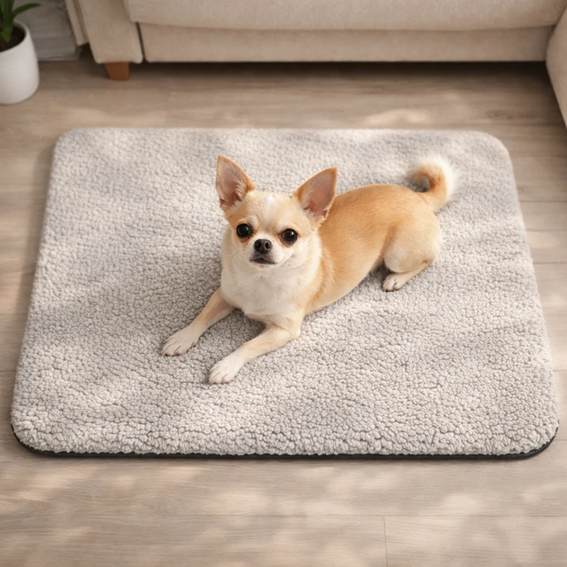 dog pad, dog mat, heating dog pad, warming dog pad, dog bed mat, self heating dog mat