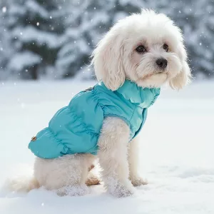 dog puffer jacket, dog puffer vest, waterproof dog puffer jacket, dog winter puffer jacket