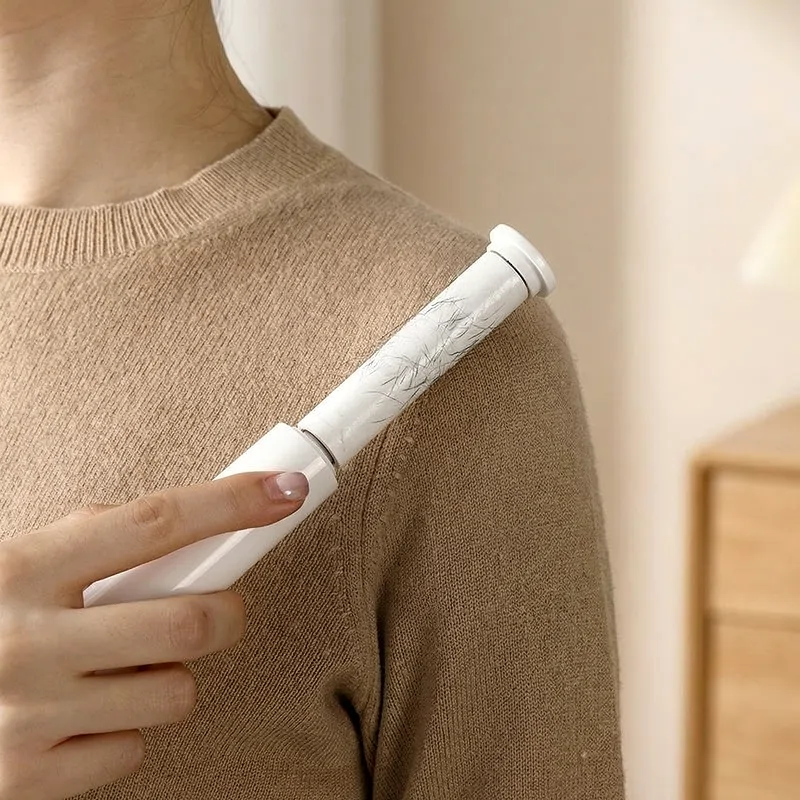 Kompakt klebrig hunde-lintrulle bærbart verktøy for fjerning av dyrehår