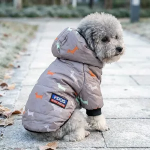 warm dog jacket, insulated dog coat, cold weather dog jacket